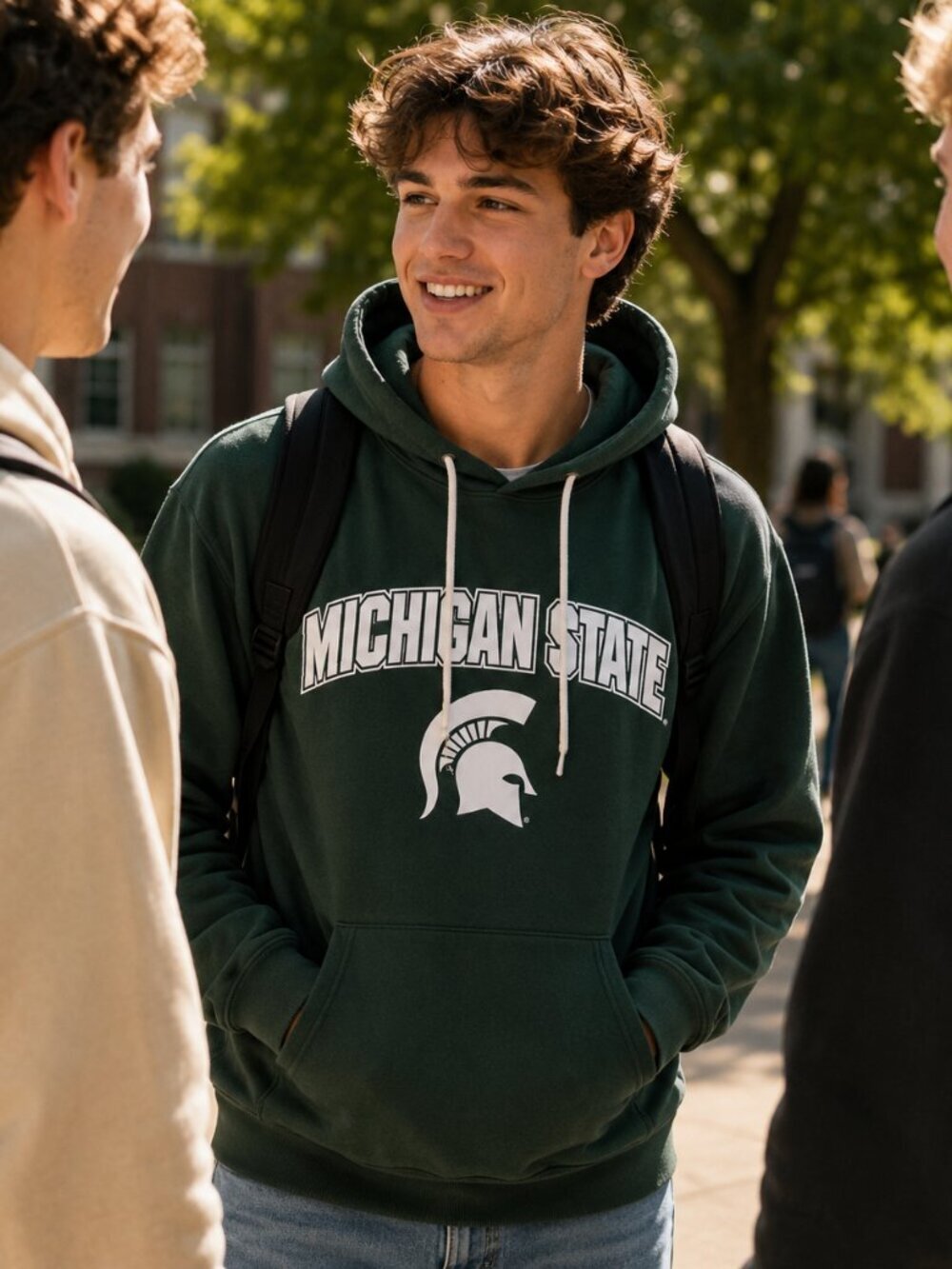 Mens Michigan State Hoodie (LARGE)